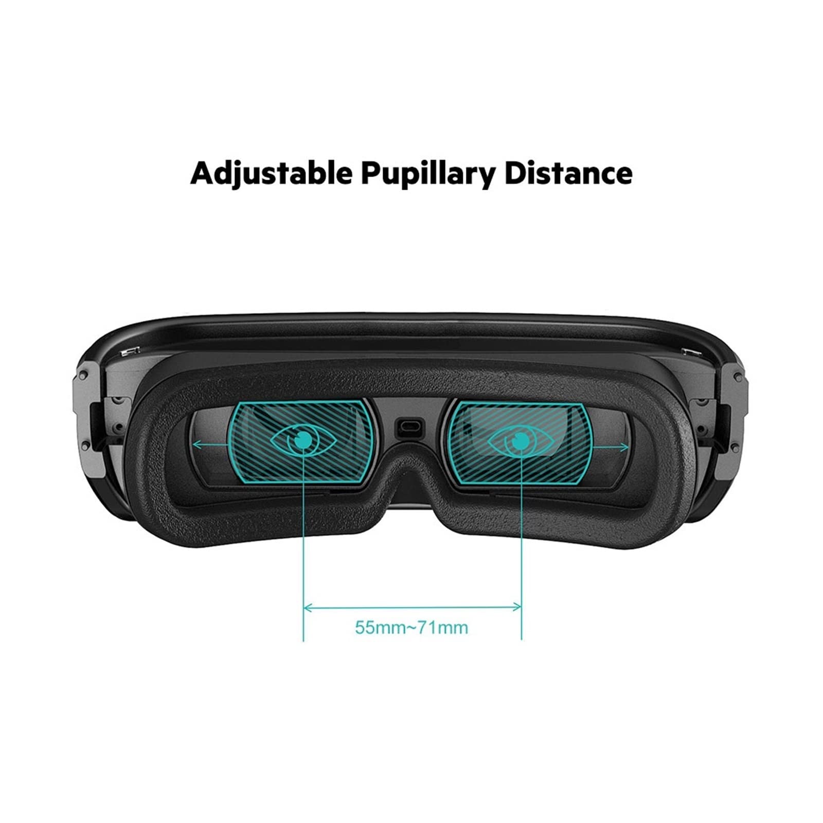 Amazon.co.jp: 軽量&没入型 HMD VR メガネ ヘッドセット 高度な